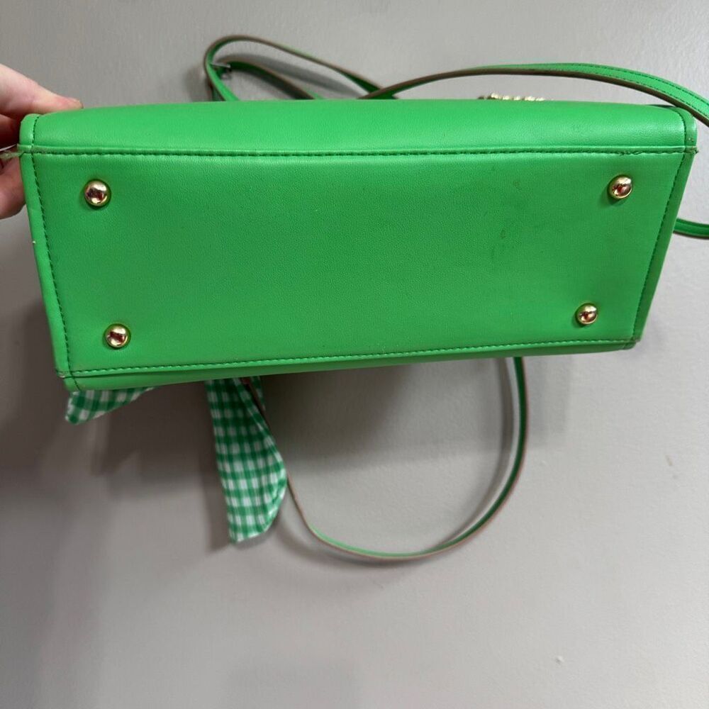 Nanette Lepore Camille triple section tote in green - Picture 6 of 8